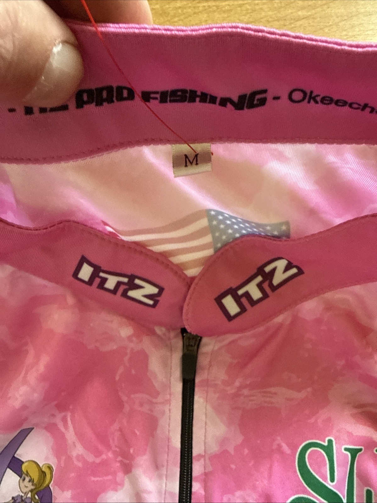Pro Fishing Shirt 1/4 Zip ITZ size Medium gallery