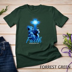 Faith Ephesians 28 Bible Scripture Quote Christian Lion God Unisex T-shirt
