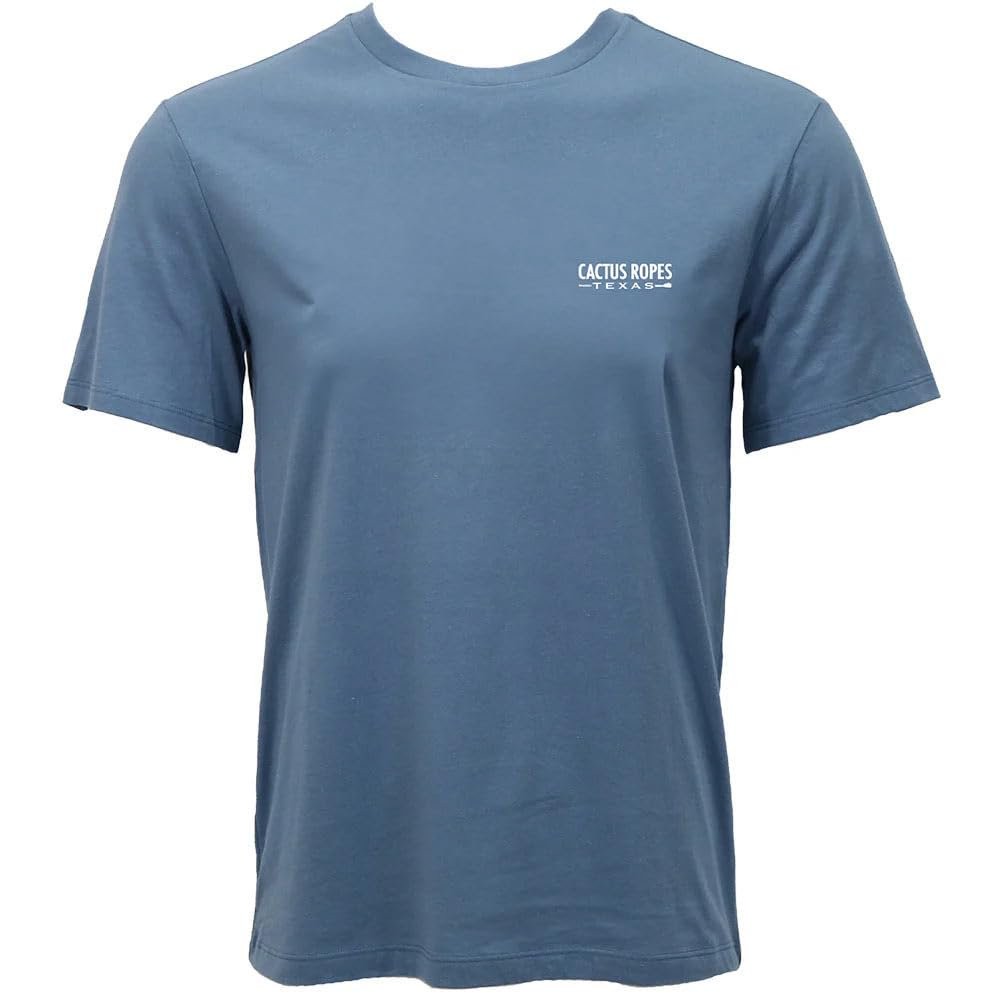 HOOey Men’s Cactus Ropes Dark Denim Cowboy Graphic T-Shirt gallery