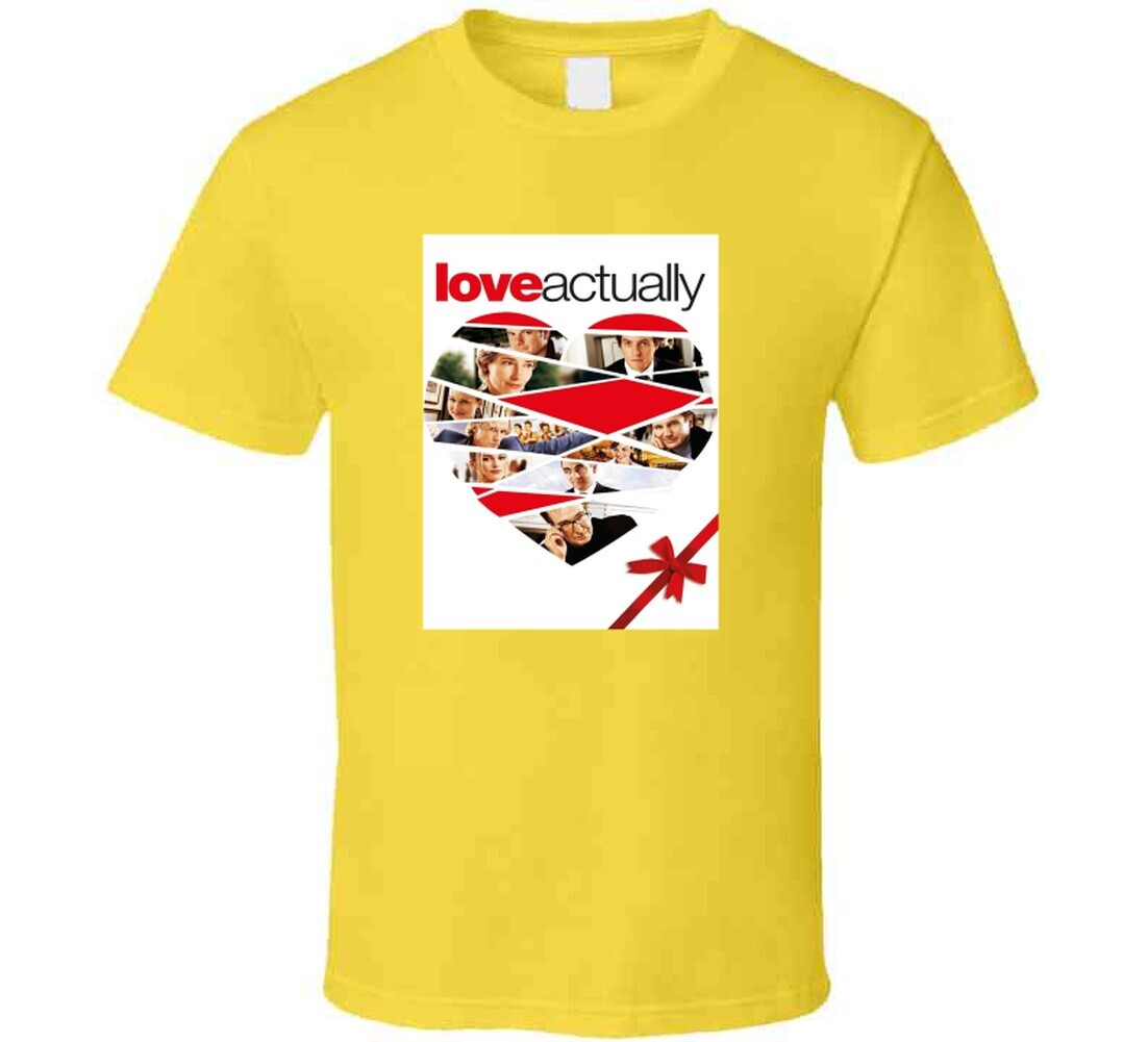 Love Actually Tee Classic Rom Com Christmas Holiday Movie T Shirt gallery
