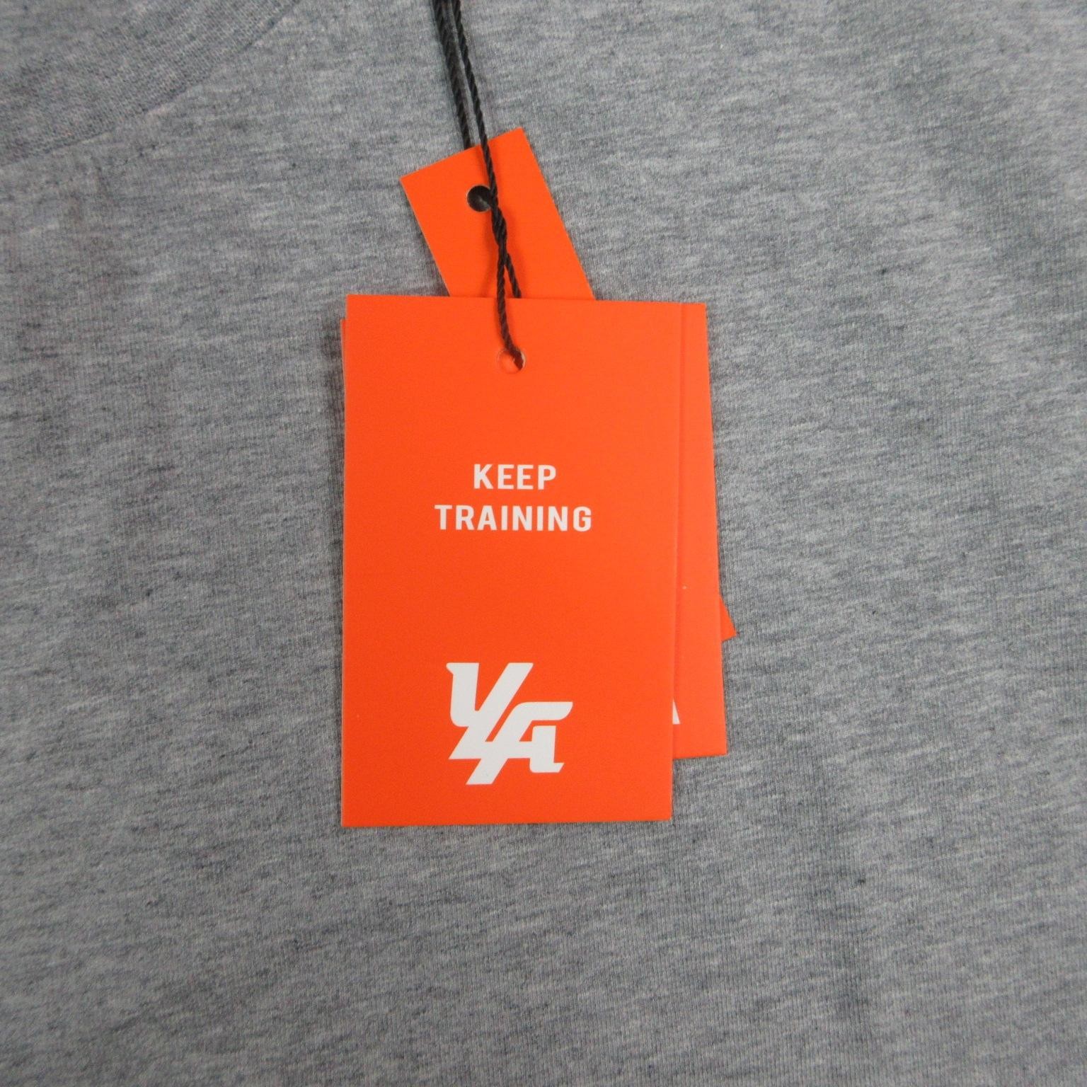 YoungLA Shirt Mens XL Gray Tagless Cotton Spandex Crewneck Logo Stretch NWT gallery