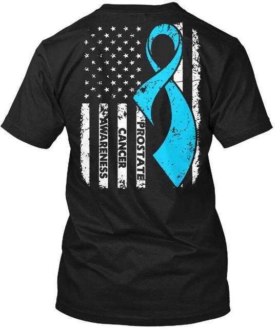 Prostate Cancer Awareness – T-Shirt Made in the USA Size S to 5XL