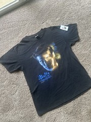Vintage Spike Buffy The Vampire Slayer Blue Grape T-Shirt Size Large Black