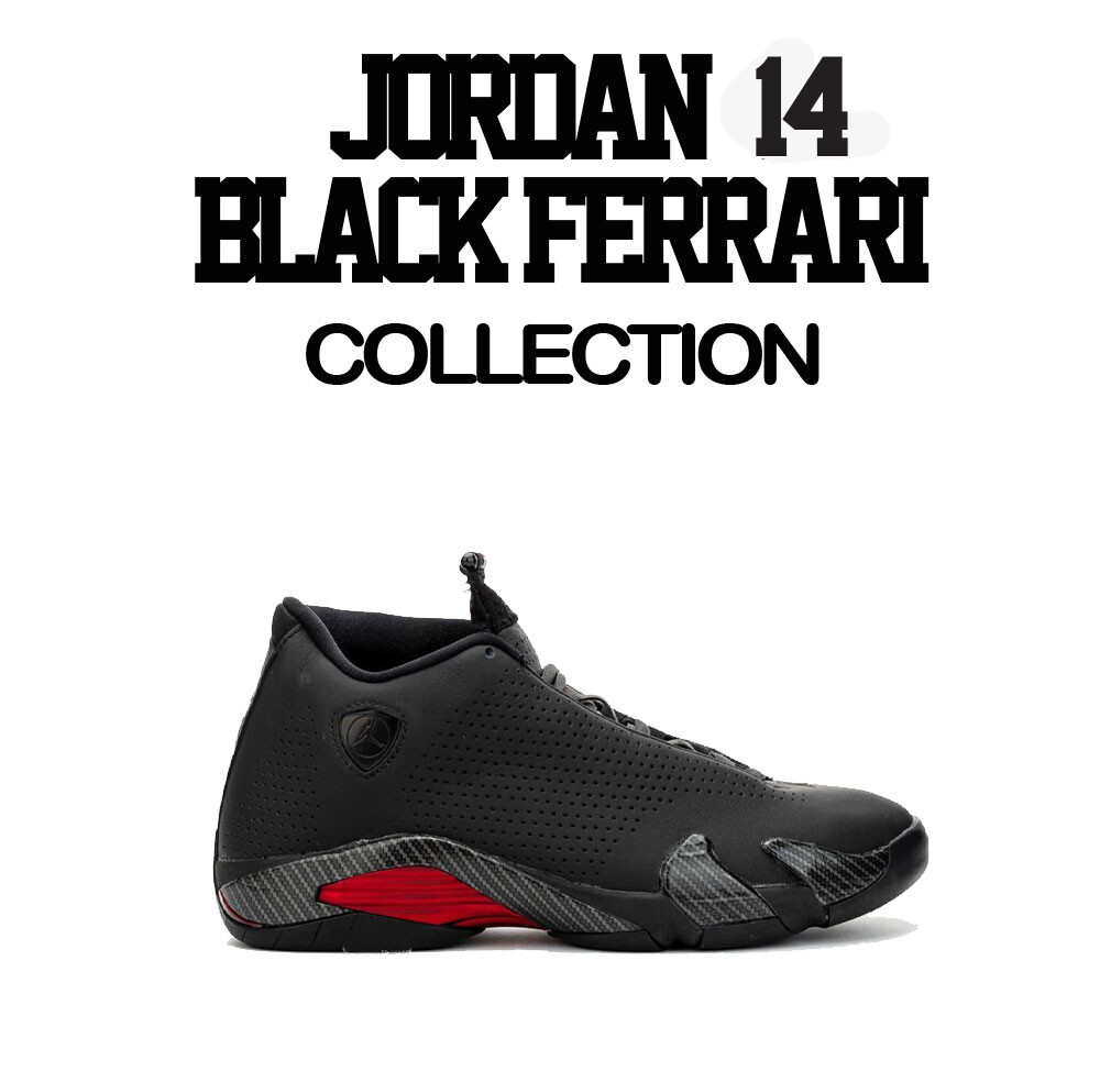 Shirt Match Jordan 14 Quilted Black - Daily Routine Shirt gallery