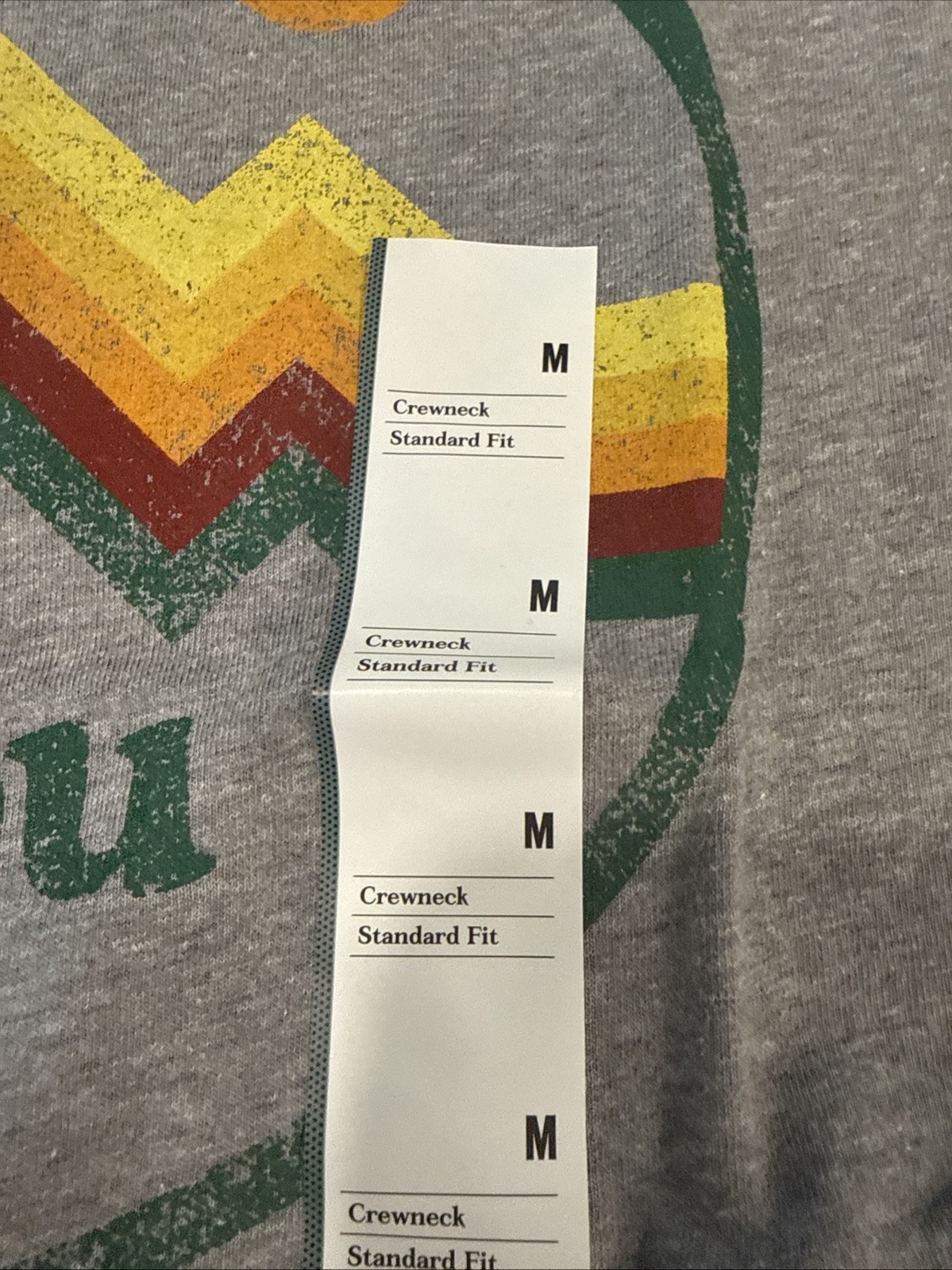 NWT Goodfellow & Co Men's Smokey The Bear Graphic T-Shirt Grey Size M gallery