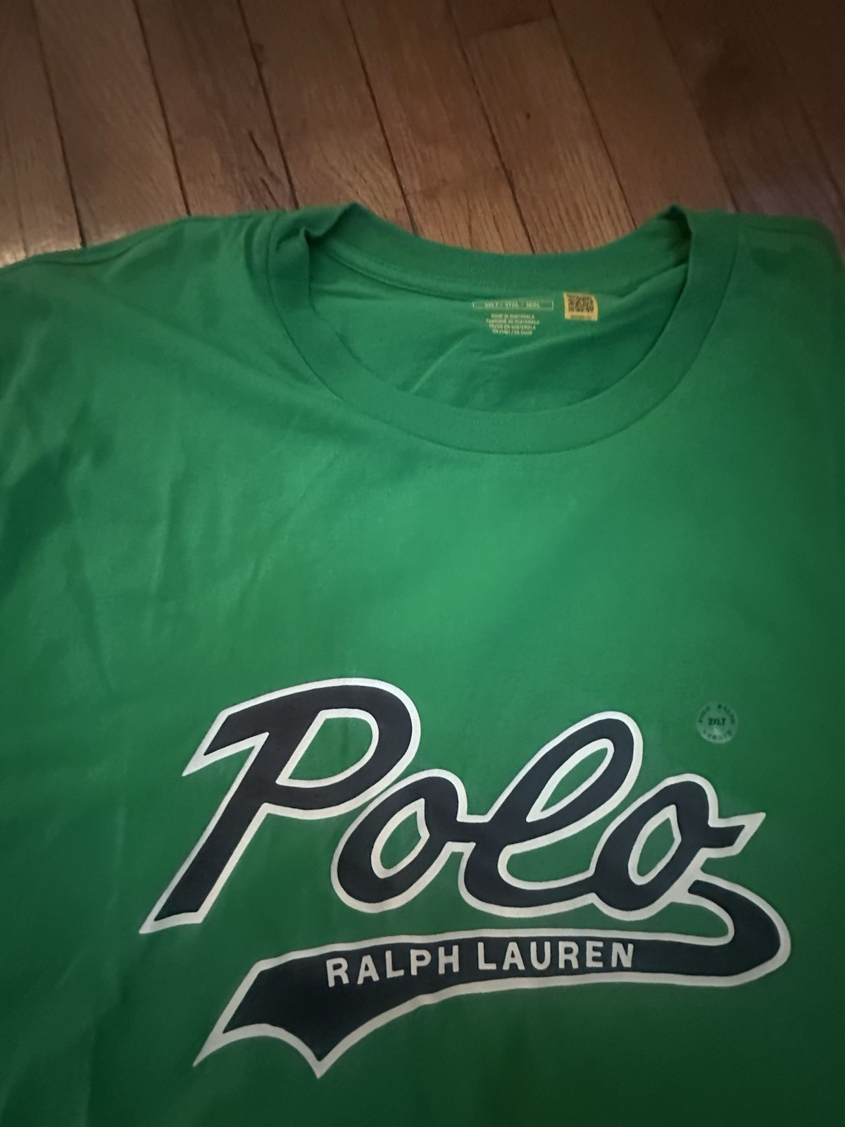 NWT Polo Ralph Lauren 3LT 3XL Tall Men Logo Basic Cotton Tee Tshirt Green gallery
