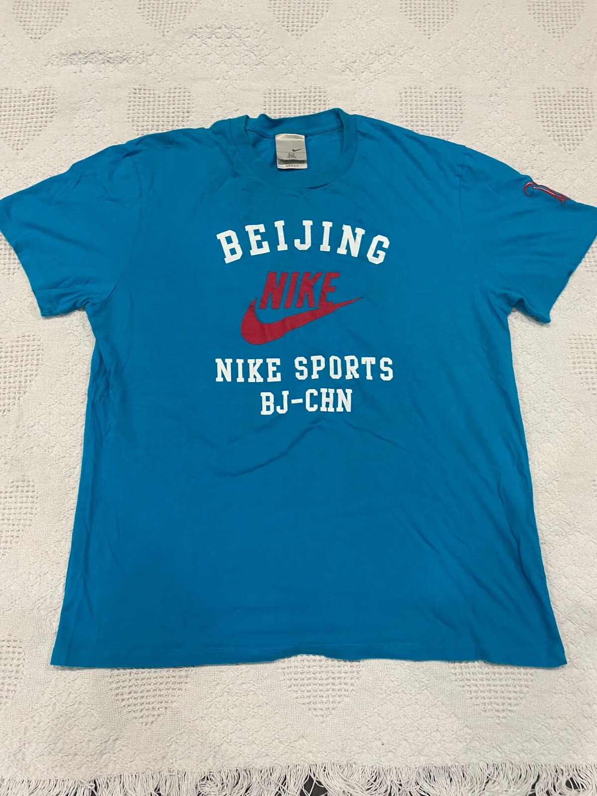 BLUE NIKE SPORTS BEIJING CHINA 2XL SHIRT gallery