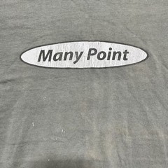 Vintage 90s “ Many Point ” Scout Camp Faded Green Single Stitch Shirt Size XL