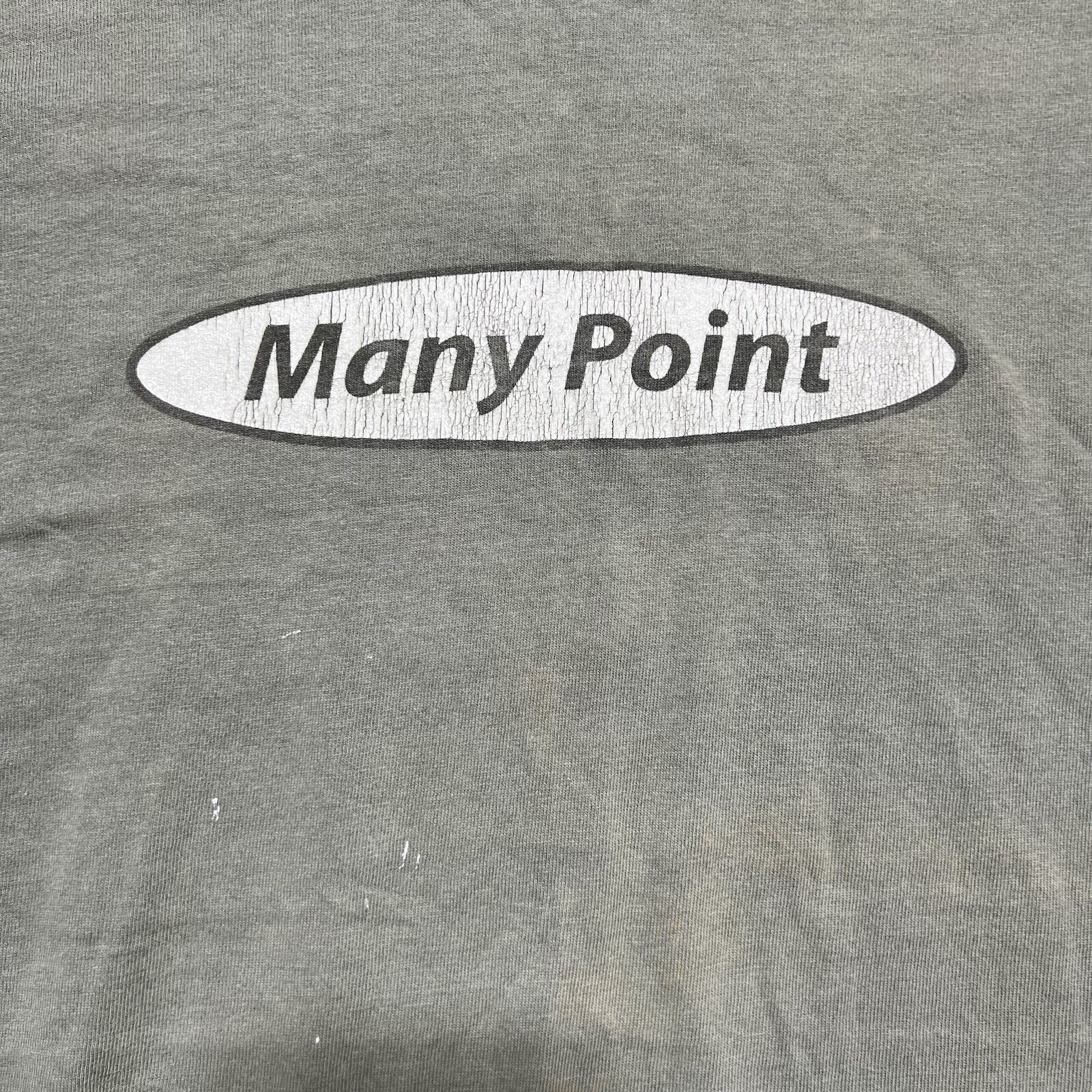 Vintage 90s “ Many Point ” Scout Camp Faded Green Single Stitch Shirt Size XL gallery
