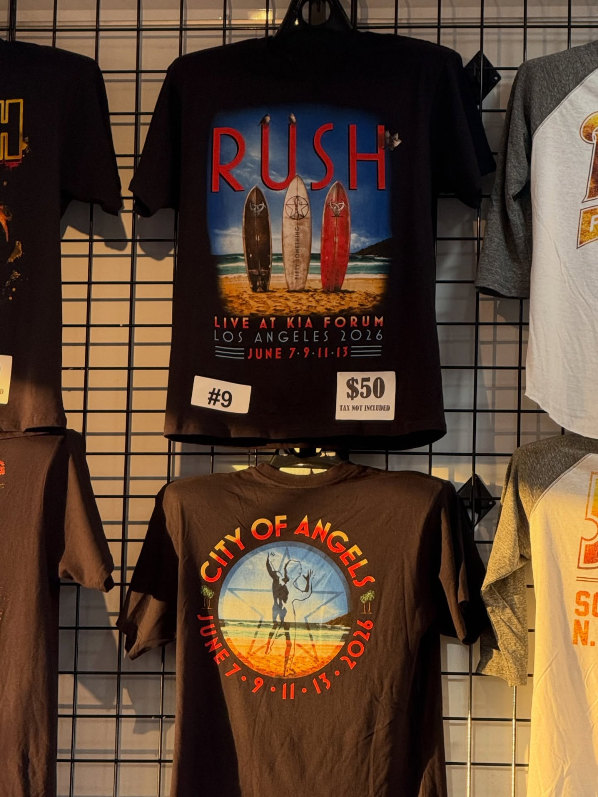 RUSH Band T Shirt Fifty Something North American Tour 2026 Reprint gallery