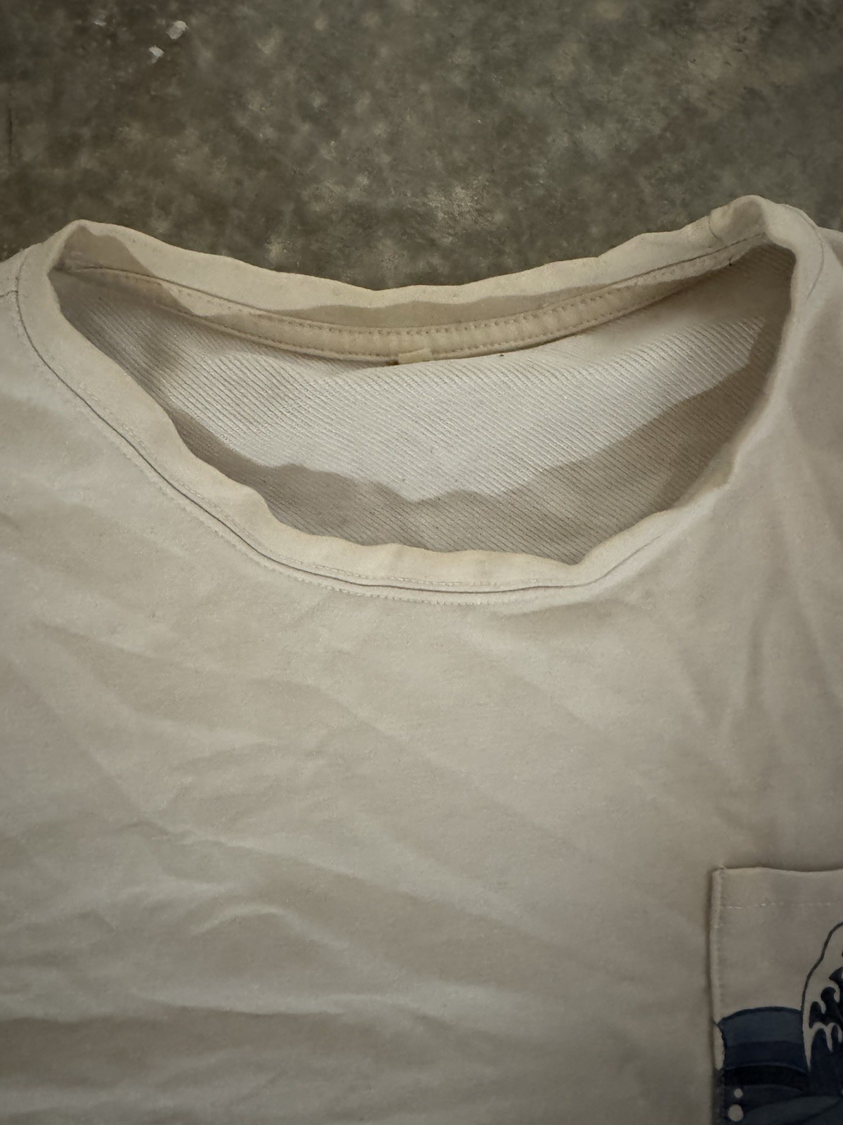 Y2K Demon Slayer Waves White Sz L Tee Cotton Poly Blend gallery