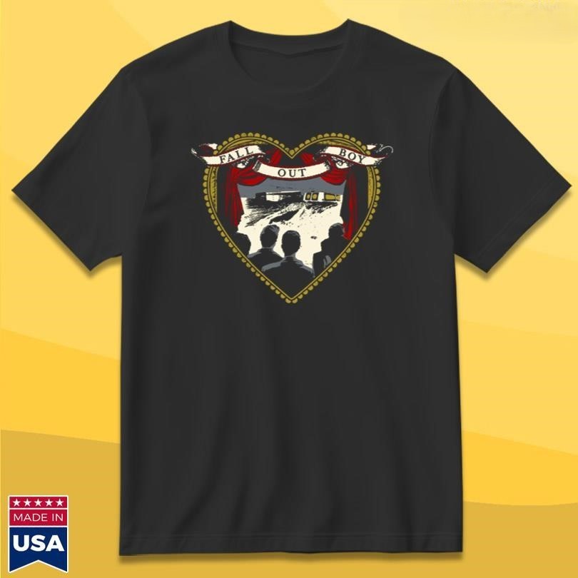 Fall Out Boy Album Cover Heart New T-Shirt Size S-4XL