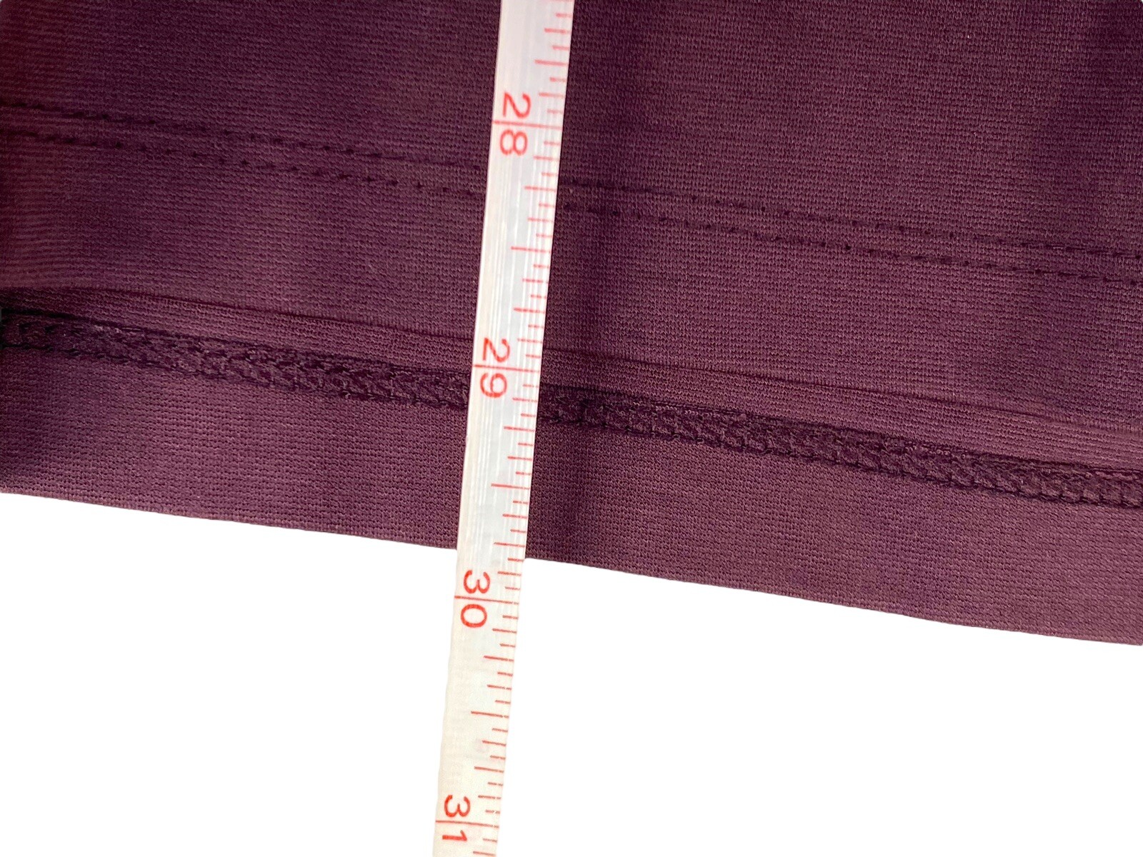 Ascot Long Sleeve 1/4 Zip Shirt XL Slim Fit Men's Maroon Pullover Lightweight gallery