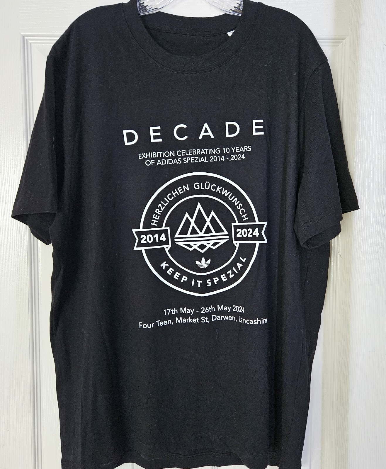2 Adidas Spezial Spzl Tshirts. BNWT Logo Tee - XXL, Darwen Decade Tee - XL gallery