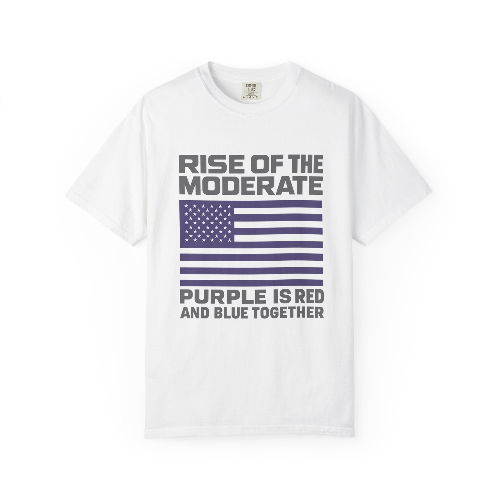 Rise of the Moderate T-Shirt, Political Statement Tee, Unisex Graphic Shirt, gallery