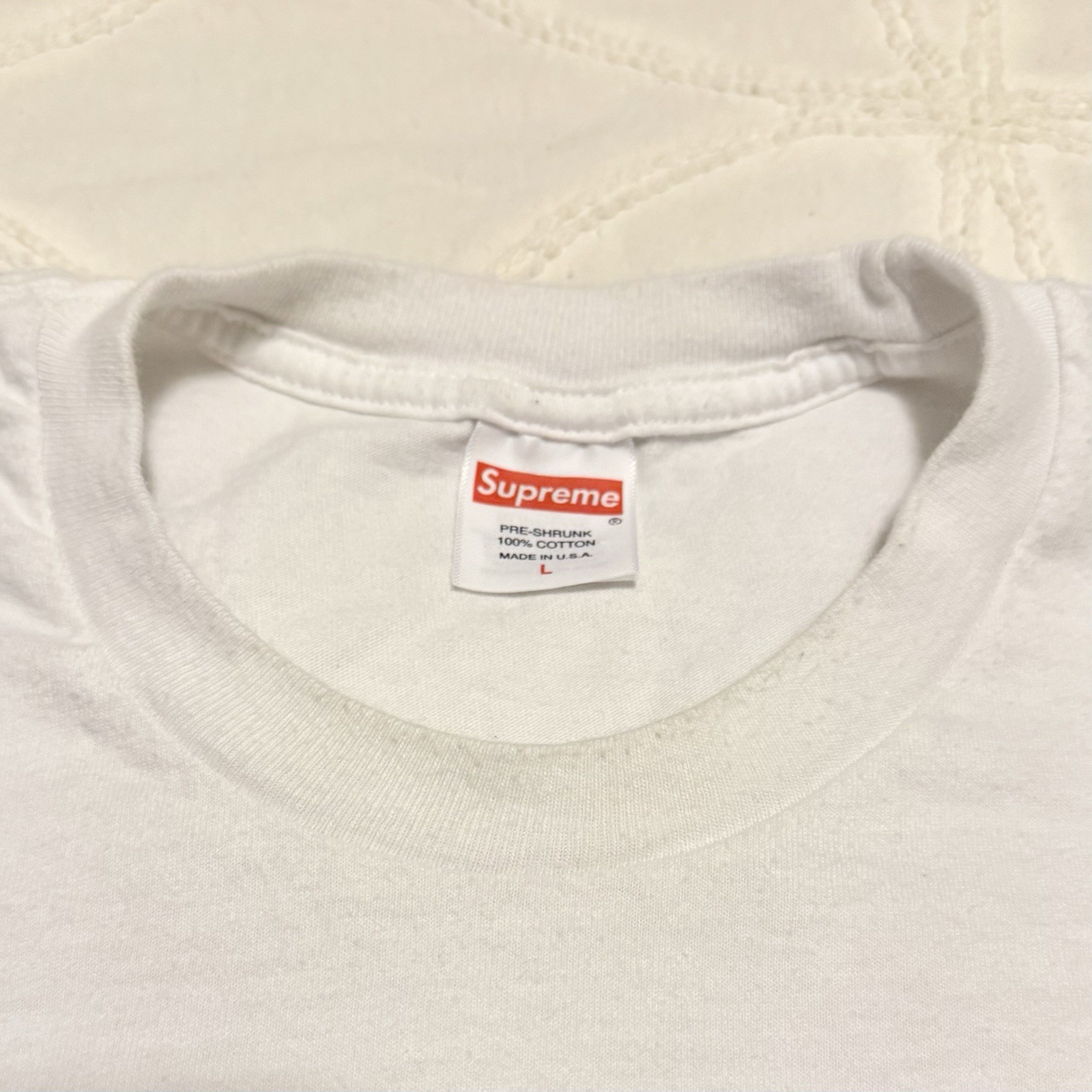 Supreme SS24 Futura Box Logo Tee White Cotton Crew Neck Short Sleeve Large gallery