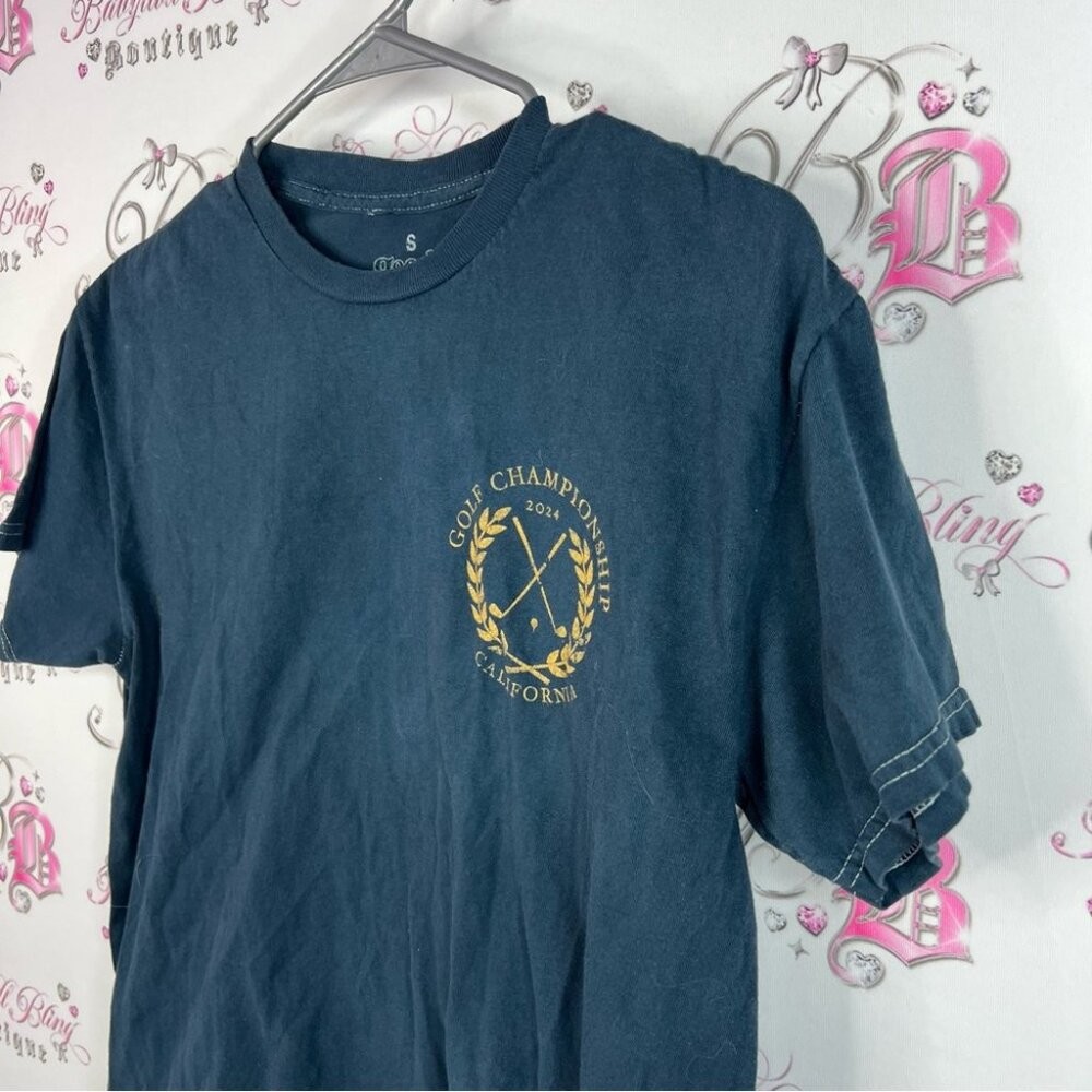 Goodie two sleeves tshirt tee Golf Championship California Blue Tee gold yellow gallery
