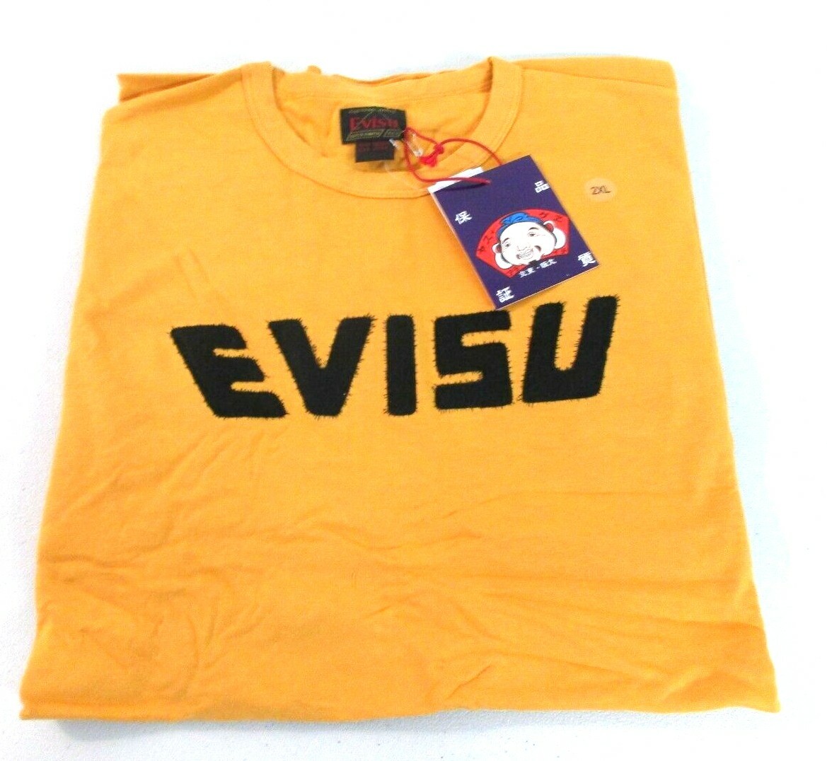 Mens Evisu logo Long Sleeve Japanese Cities T-shirt Tee USA size retail $208.00 gallery