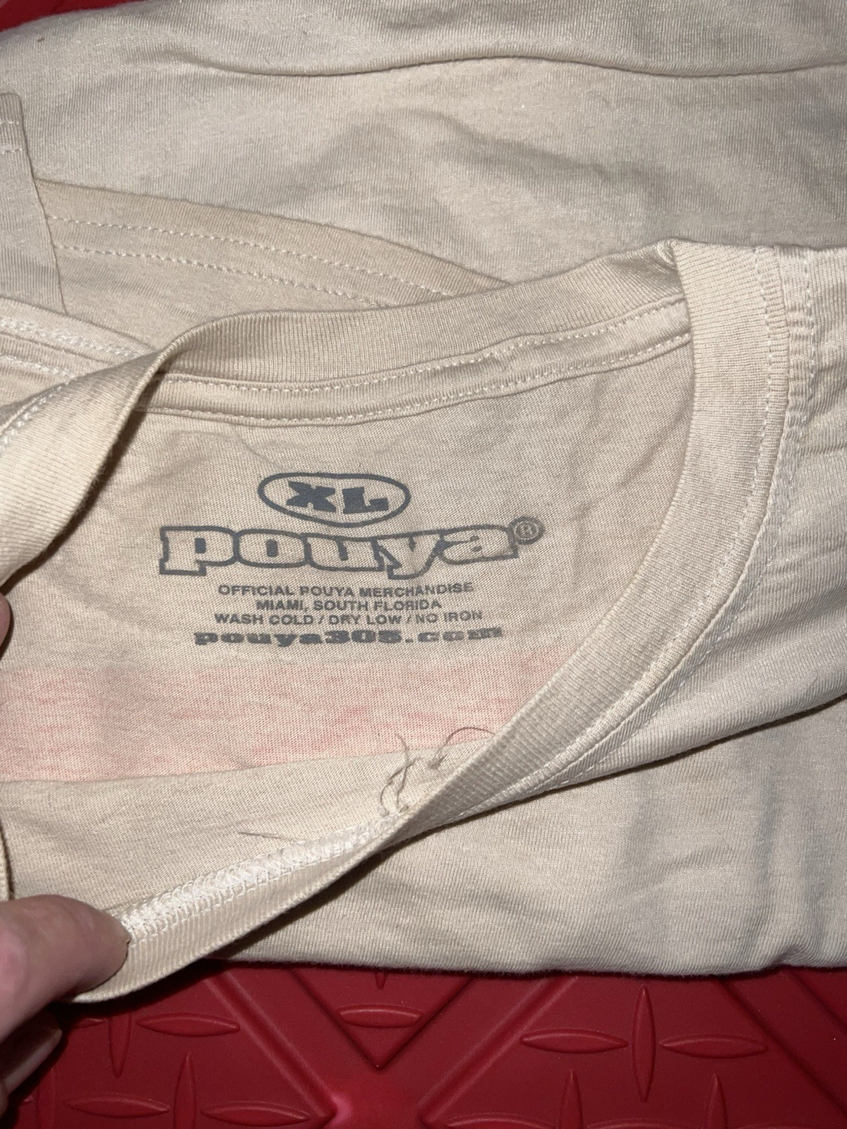 Pouya Merchandise Official Pouya Brand T-shirt Blood Was Never Thick As Water XL gallery