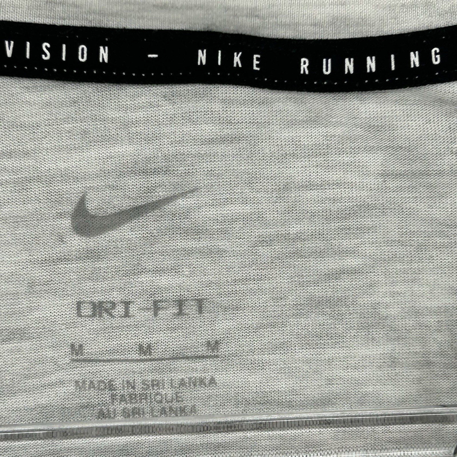 Nike Running Shirt Mens Medium Gray Dri FIT Run Division Core Training Top New gallery