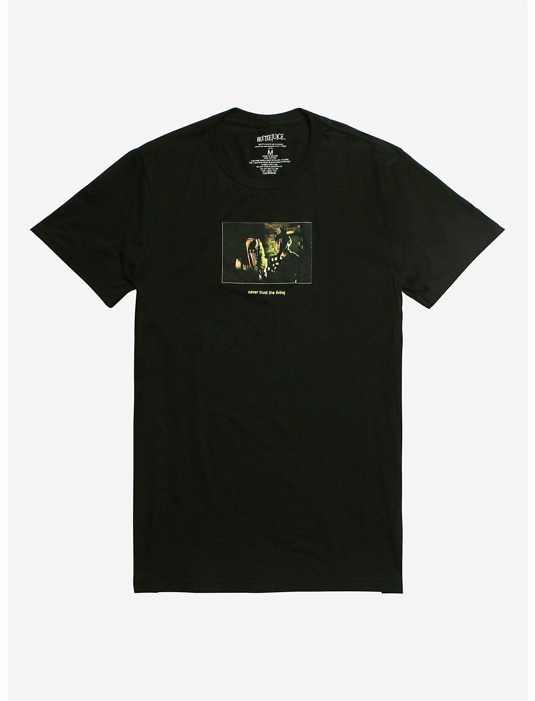 Beetlejuice Mens Maitlands Never Trust The Living T-Shirt NWT XS, S, M, L, 2XL gallery