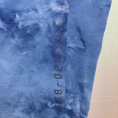 Lululemon Always Agile Short Sleeve Spray Diamond Dye Tee Size Large Blue Navy