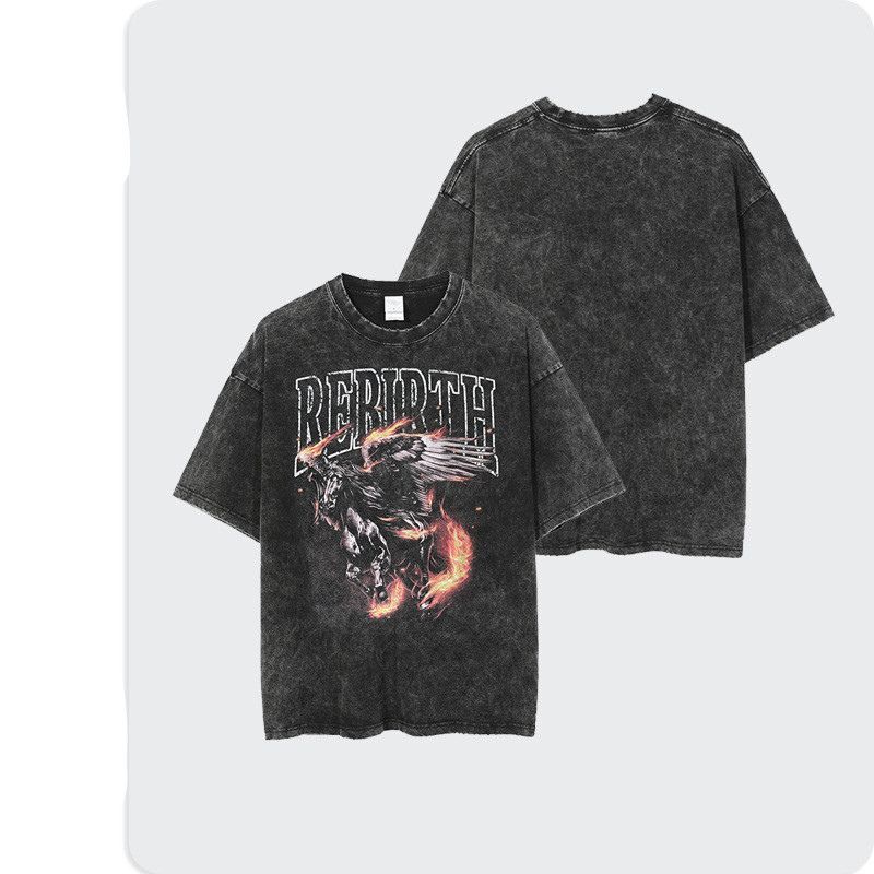 Heavy Cotton Rebirth Graphic T-shirt at Ebay Men Clothing Store