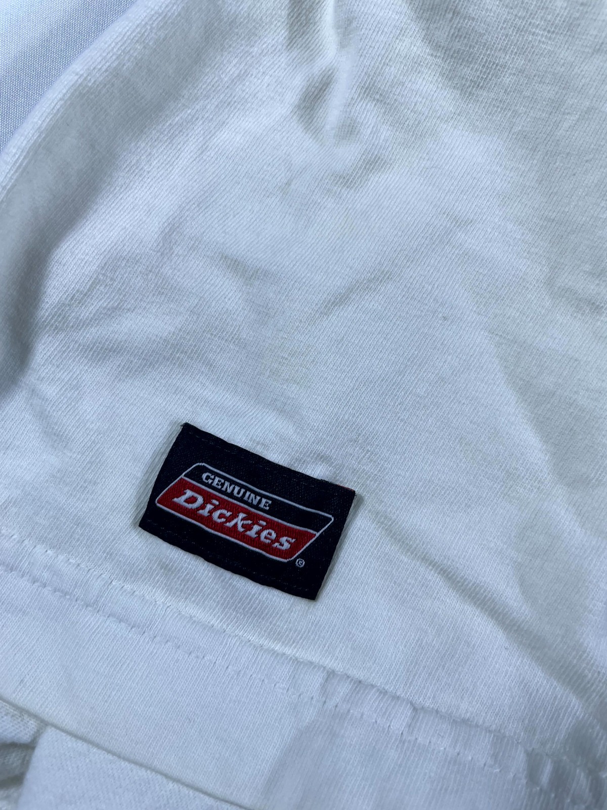 Genuine Dickies Performance T Shirt Mens XL Beige Cotton Crew Neck Everyday Wear gallery