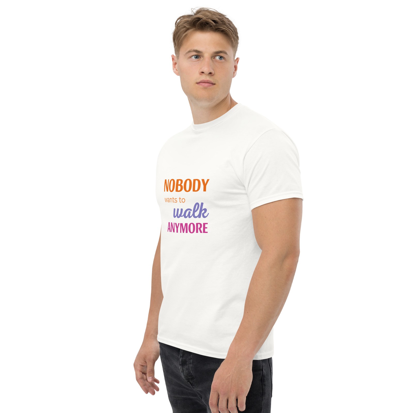 Nobody Wants to Walk Anymore - Color Cotton Tee gallery
