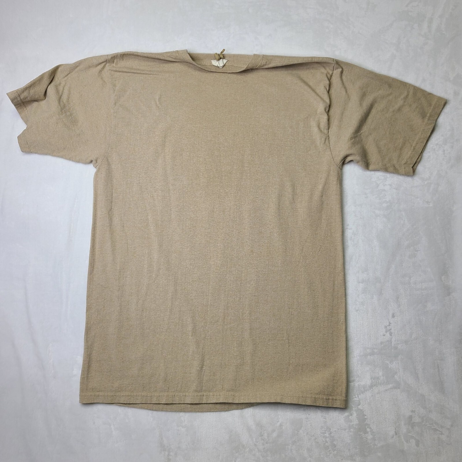 VTG Yellowstone National Park Mens L T-Shirt Beige Eco Mountain Bison Wolf 1872 gallery