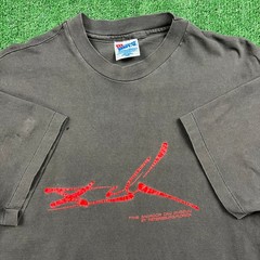 Vintage Salvador Dali Museum Signature St Pete T-Shirt Men’s L Faded Black 90s