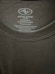 ATHLETIC WORKS Rich Black Breathable Cotton Short Sleeve Crew Neck T-Shirt 2XL