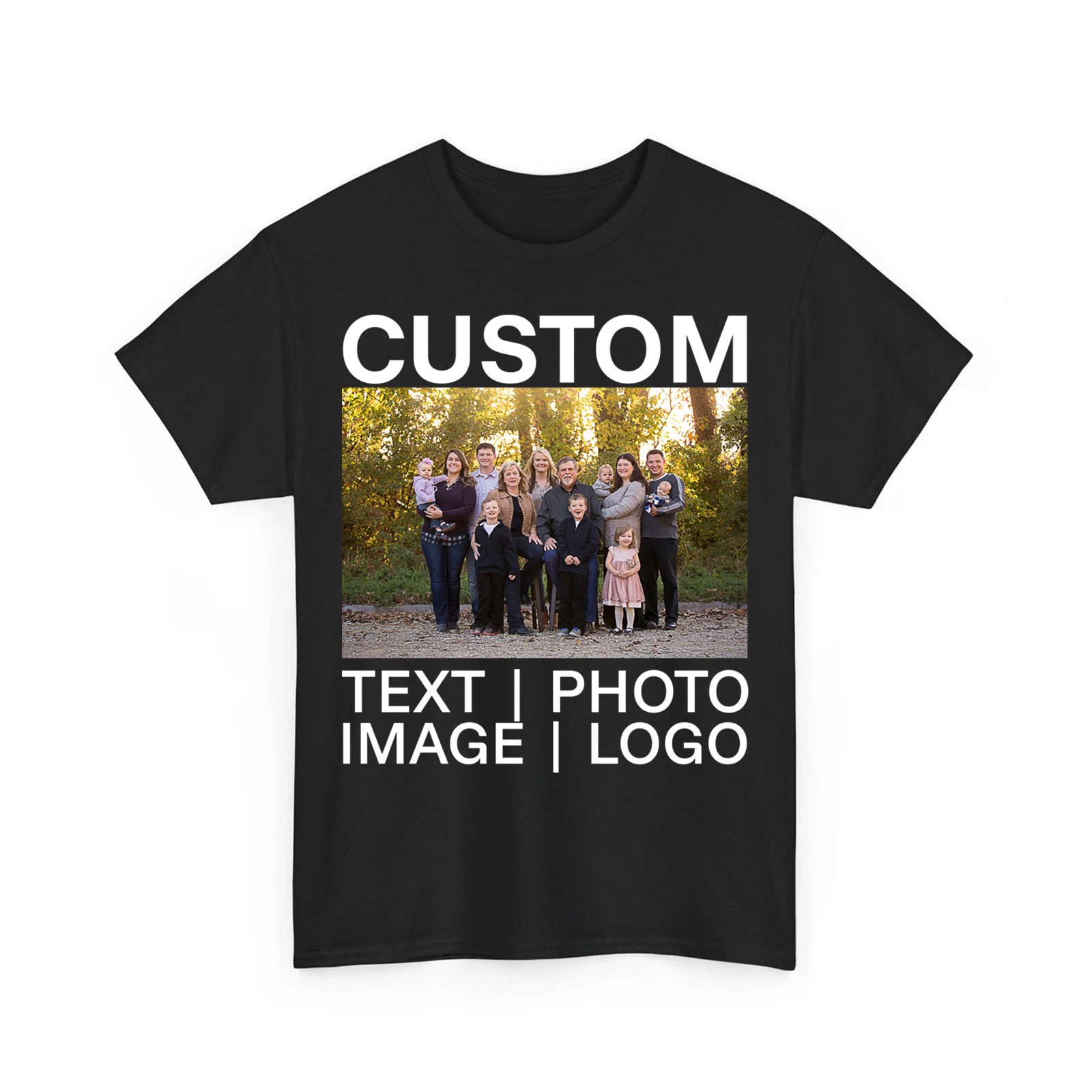 Personalized Custom T-shirt Printing With Your Photo, Text, Logo, Anything New gallery