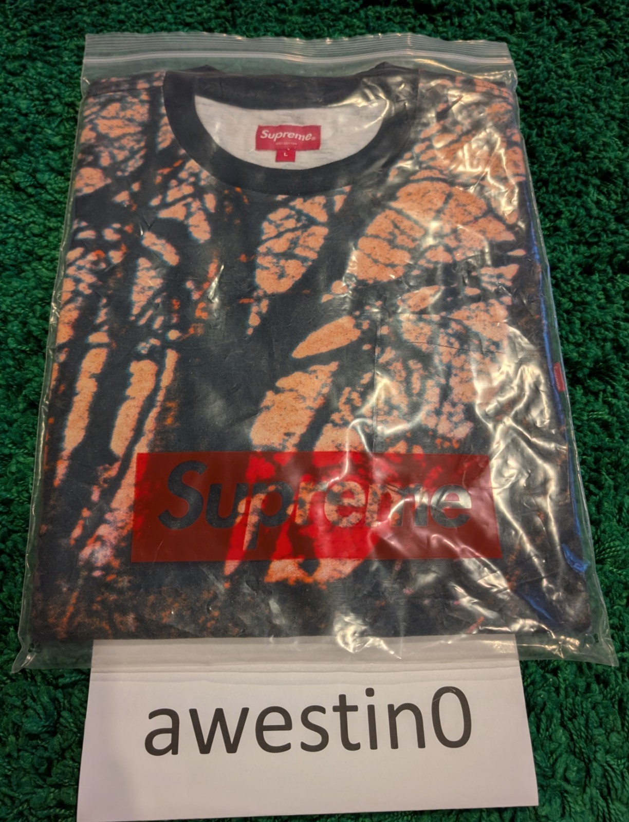 Brand New! Supreme F/W 20 S/S Pocket Tee (Woods) Large gallery