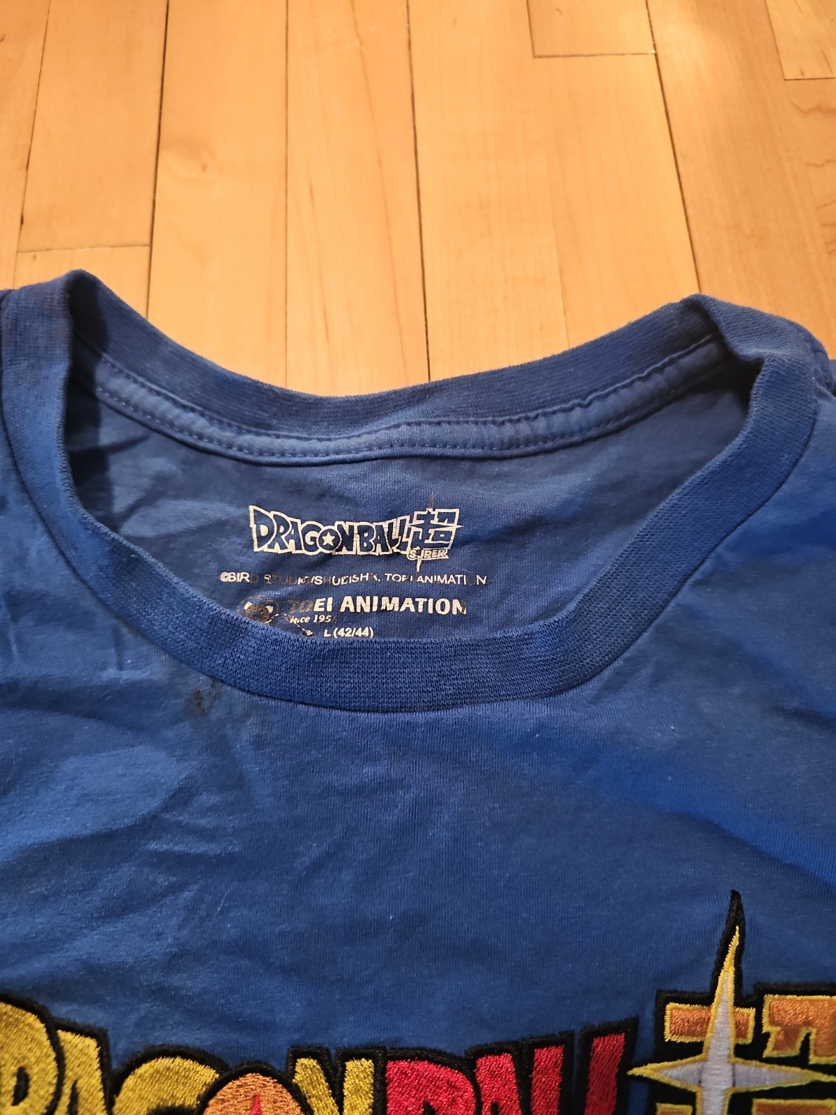 Dragon Ball Super Blue Chibi Adult T Shirt Size L Goku Piccolo Vegeta Shenron gallery