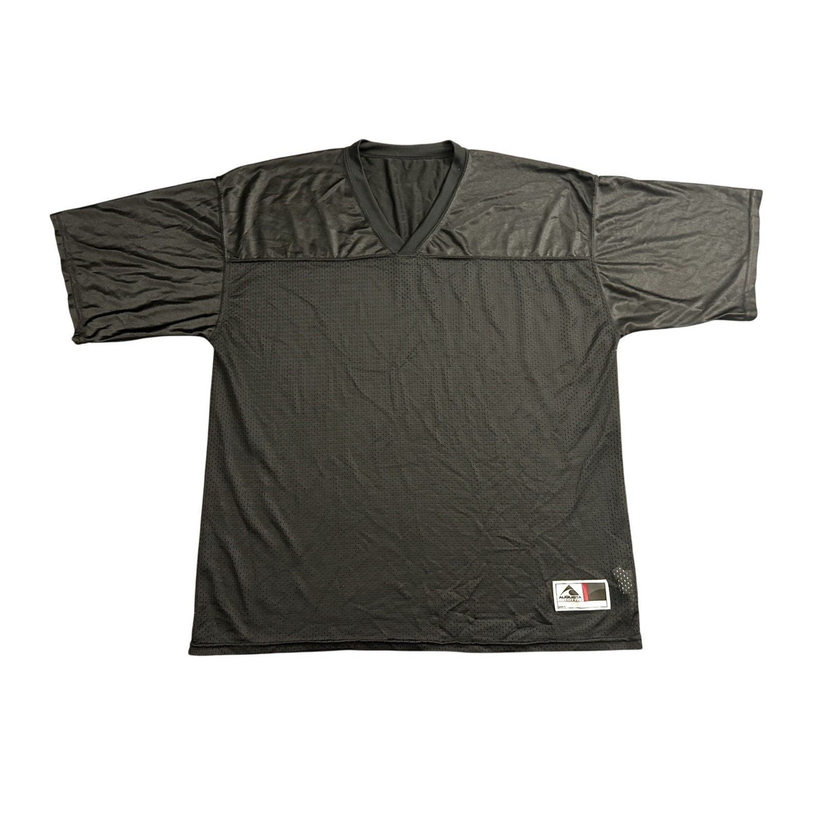 Augusta Sportswear Football Jersey Mens XL Black Excellent Mesh V-Neck Practice gallery