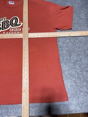 Burnt Orange Whataburger honey BBQ Chicken Strip Sandwhich EMPLOYEE VTG XL Shirt