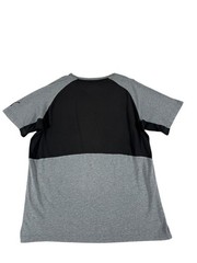 Puma Active Grey Black Color Block Sport T-Shirt XXL