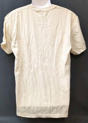 Comfrt Colors Crew Neck Short Sleeve Graphic Print T Shirt Size Large Ivory