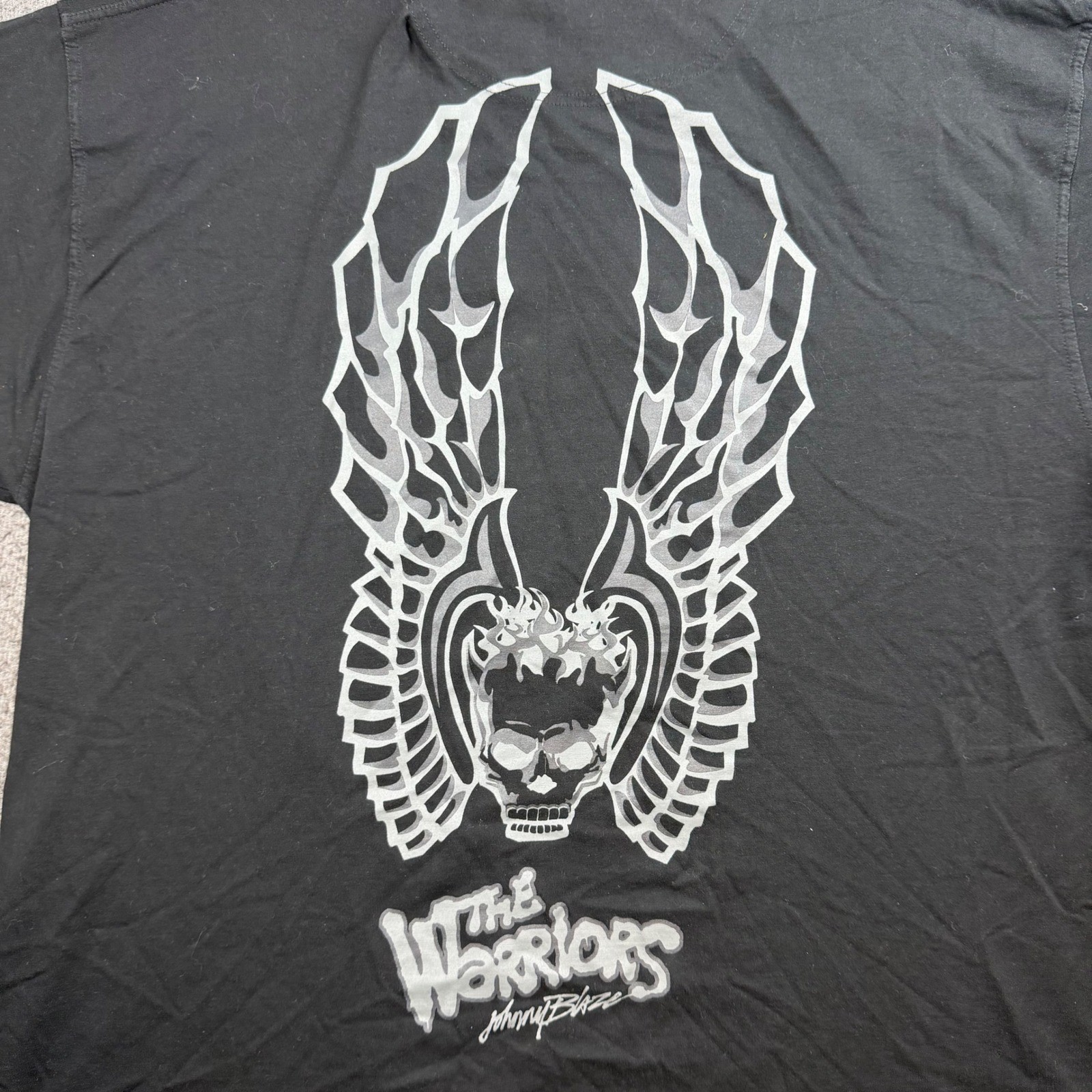 Johnny Blaze T-Shirt Men XXL Black The Warriors Electric Eliminators Graphic Tee gallery