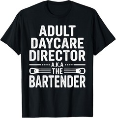 Funny Bartender Design for Men Women Bar Owner Bartending Gift Unisex T-Shirt