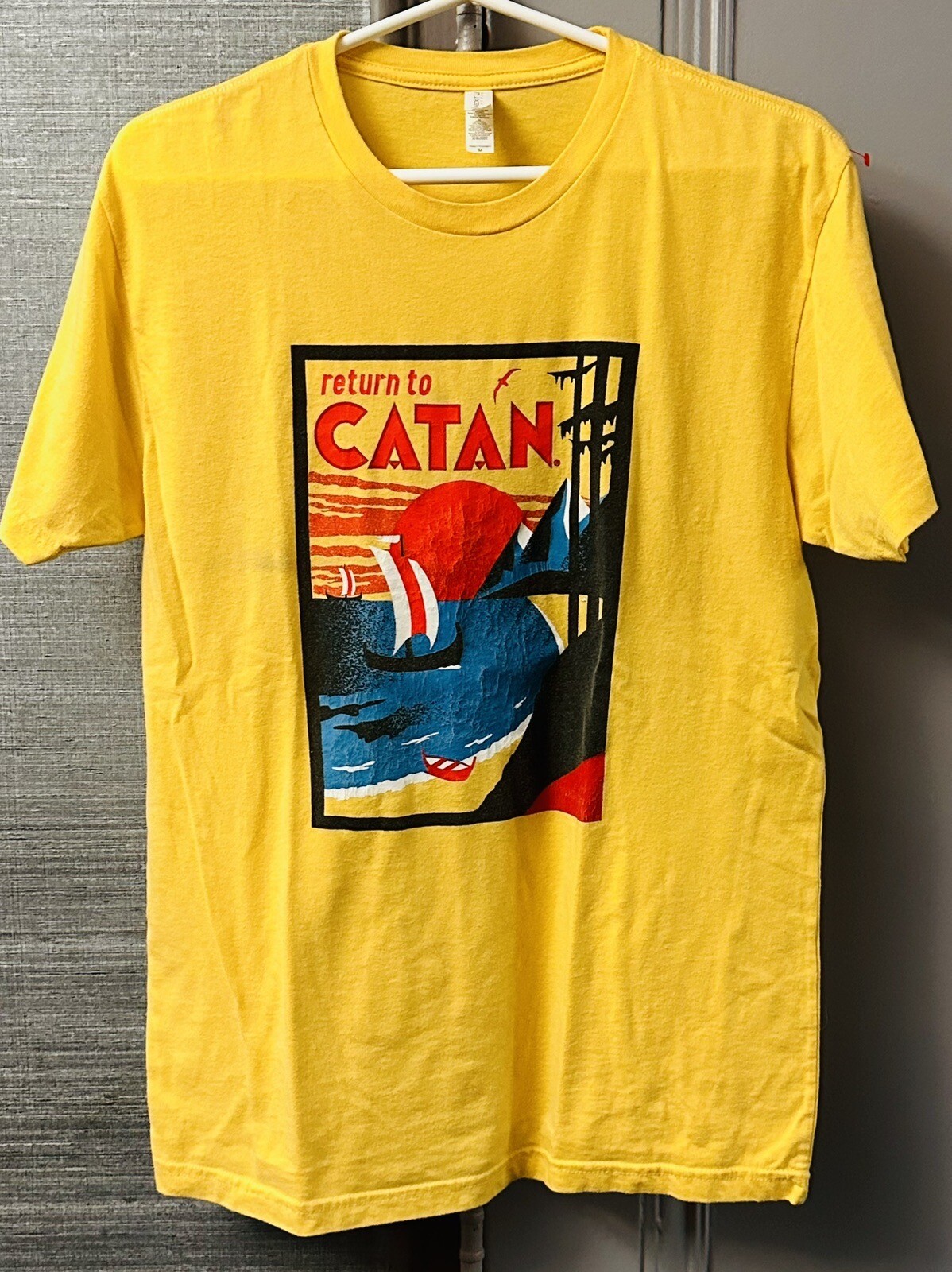 Return To Catan Video Game Men’s Medium T Shirt by Next Level Apparel gallery