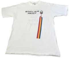 Sinclair Paint VNTG Single Stitch Graphic White T-shirt *See Description*