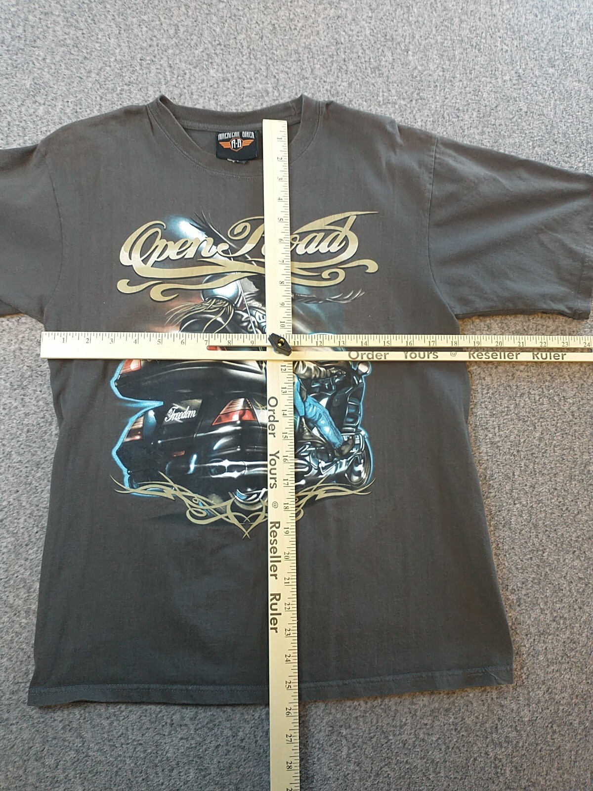 American Biker Open Roads Fords Motorcycles Cape Girardeau, Mo shirt Mens Medium gallery