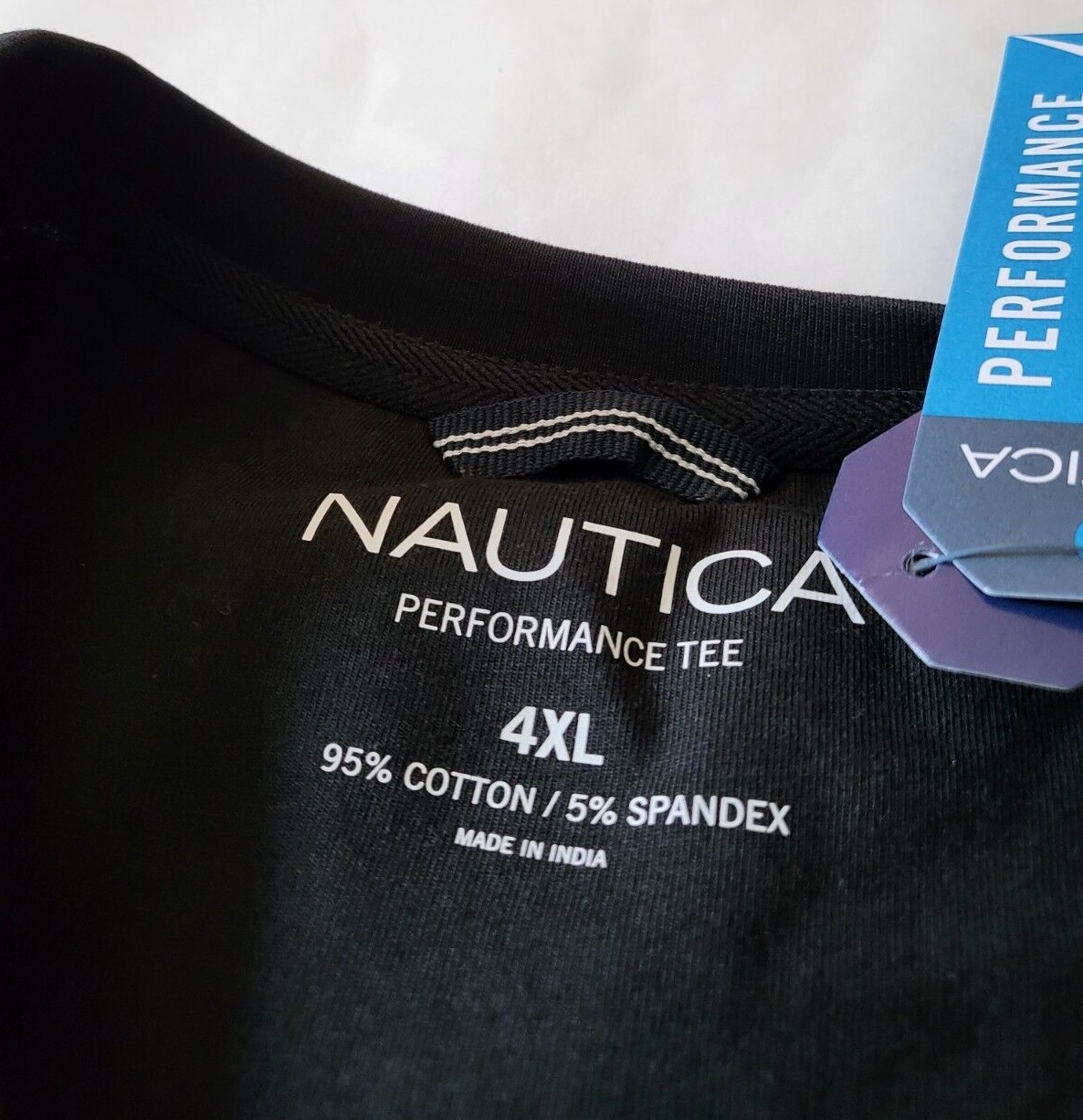 NAUTICA Mens t-shirt crew neck Size 2XL 3XL Navy Black short sleeve gallery