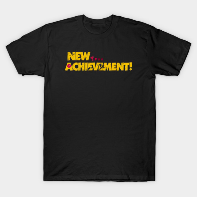 New Achievement Unlocked T-Shirt Retro Dungeon System Graphic Tee Sci-Fi Apparel gallery