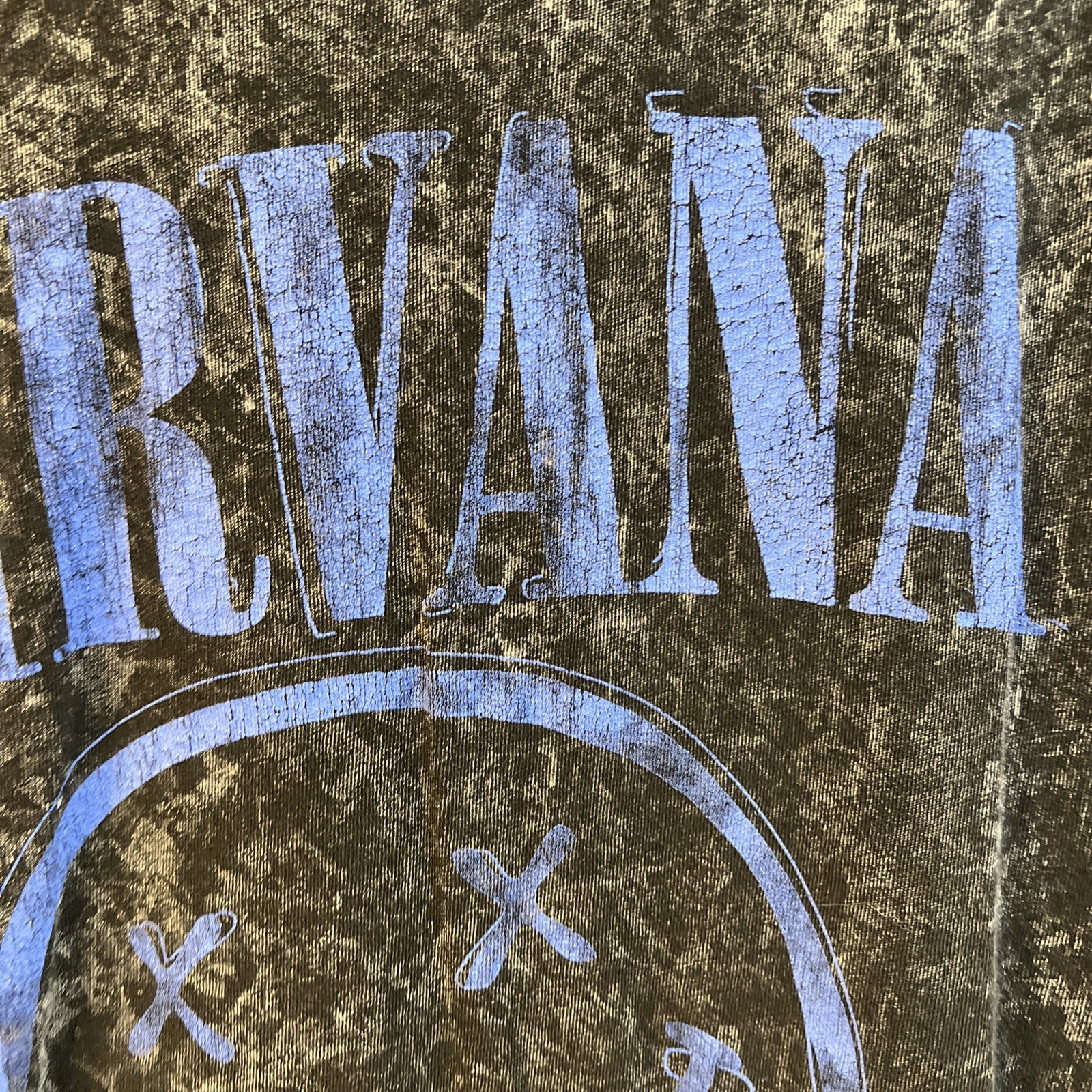 Nirvana Music acid wash t-shirt Size Small Vintage Music 90s hip hop classic 80s gallery