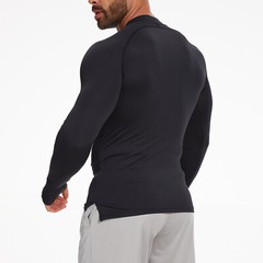 Men’s Quick-Dry Active Sport Top Shirts Quarter Zip Long Sleeve Running Outdoor