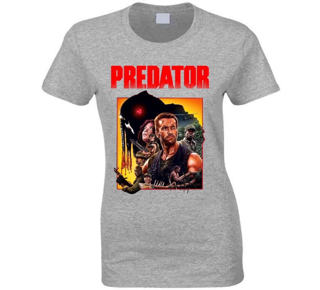Predetor Action Movie Retro 80's T Shirt gallery