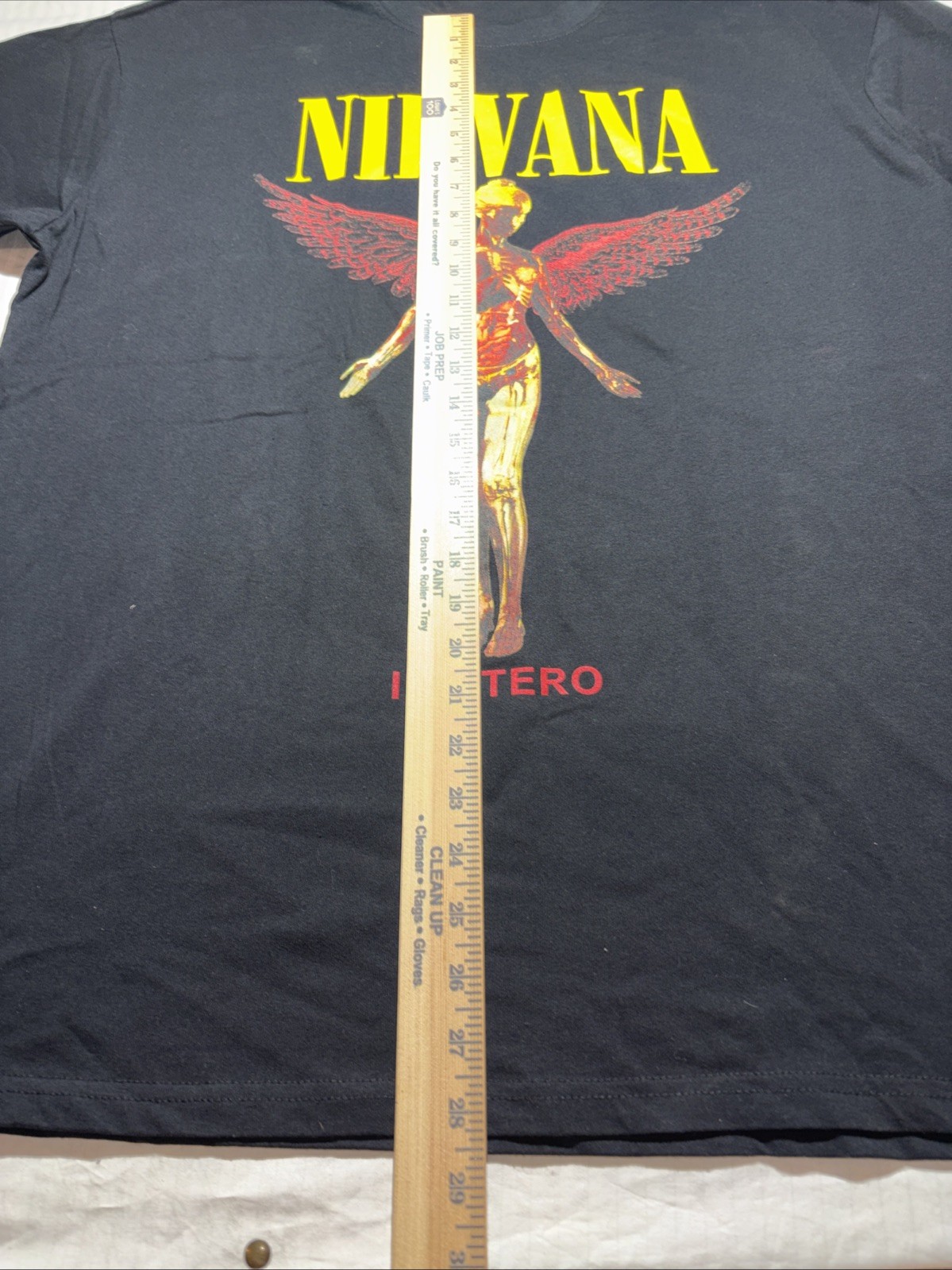 Nirvana Black in utero t-shirt size XL, Nice! gallery